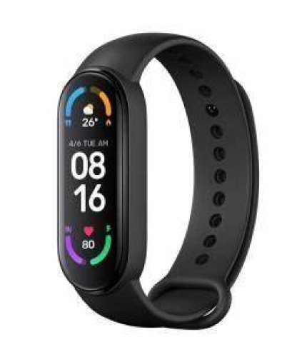 Bracelete LIFESTYLE para Xiaomi Mi Band 5 / 6 preta